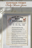 Storybook Book Themed Baby Shower Game - Baby Traditions Around The Globe