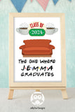 FRIENDS TV Welcome Sign for Graduation - Personalized