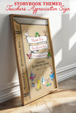 Storybook - Book Themed Teacher and Staff Appreciation Week Welcome Sign