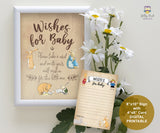 Storybook-Themed Baby Shower - Wishes for Baby Sign and Card