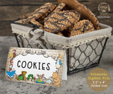 Blank Food Tent Label for Storybook Themed Party