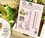Story Book Themed Baby Shower Games - Bundle Set