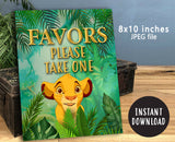 The Lion King Party Signs - Party Favors