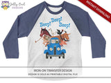 Little Blue Truck Iron On Transfer Shirt Design
