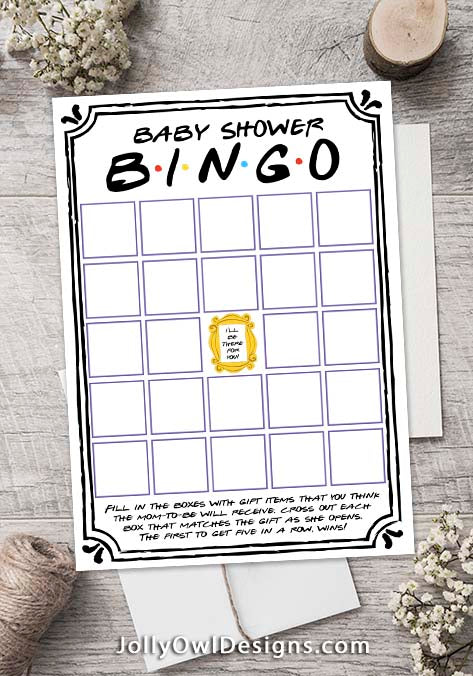 Printable Baby Shower Games Bingo