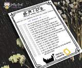 Friends TV Show Bridal Shower - Bride Knows Groom game