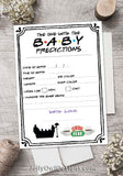 Friends TV Show Baby Shower Game - Baby Predictions