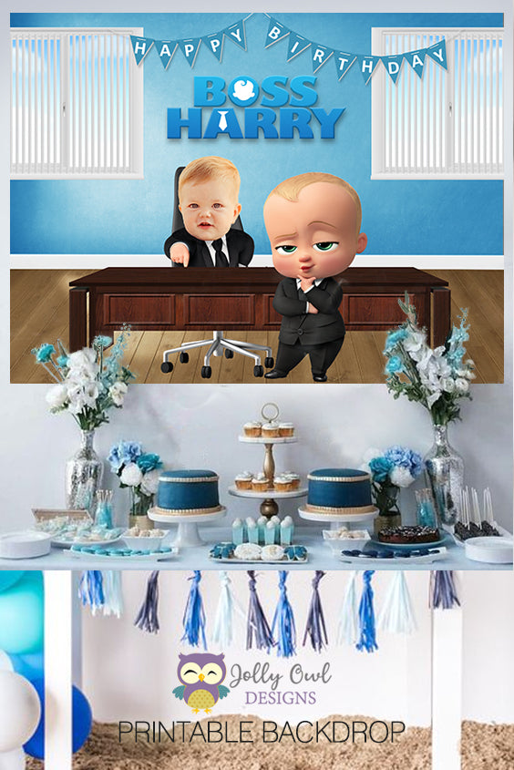 Baby Boss Text Invitation, Baby Boss Invite, Baby Boss Birthday, Baby Boss  Boy, Digital Baby Boss, Customized 