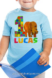 Brown Bear, Brown Bear, What Do You See? Personalized Iron On Transfer Design-Birthday Shirt