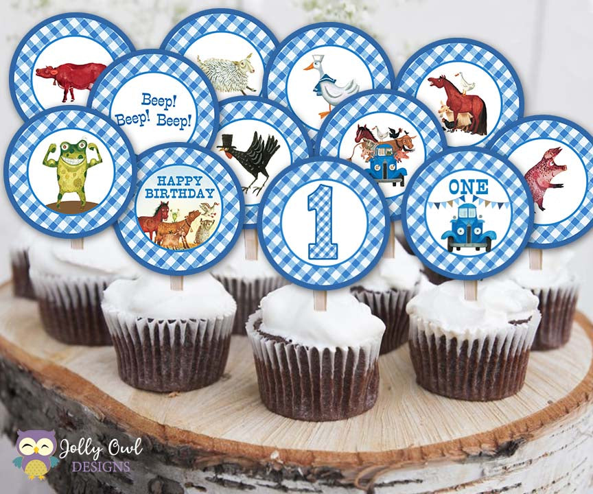 Free Printable Birthday Cupcake Toppers - Make Life Lovely