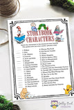 Children's Book Storybook Themed Baby Shower Games - 10 Games BUNDLE SET