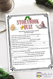 Children's Book Storybook Themed Baby Shower Games - 10 Games BUNDLE SET