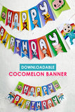 Cocomelon Happy Birthday Party Banner - Digital Printable