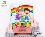 Cocomelon Birthday Party Invitation