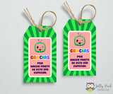 Personalized Cocomelon Birthday Party Decoration Package - Spanish Version