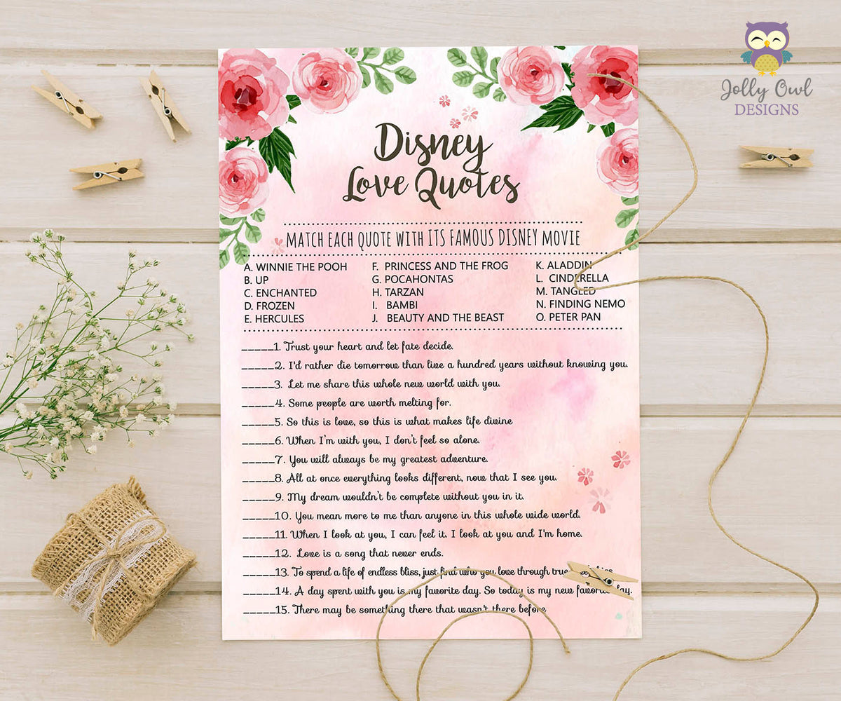 Floral Watercolor Themed Bridal Shower Game What's In Your Purse? – Jolly  Owl Designs