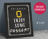 FRIENDS TV Party Signs Bundle Set for Bridal Shower