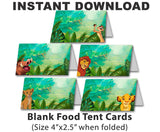 The Lion King Food Label - Food Tent