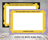 FRIENDS TV Show Graduation Party Photo Booth Frame