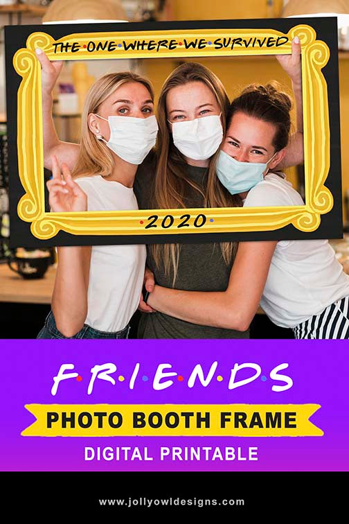 FRIENDS TV Show Birthday Party Photo Booth Frame