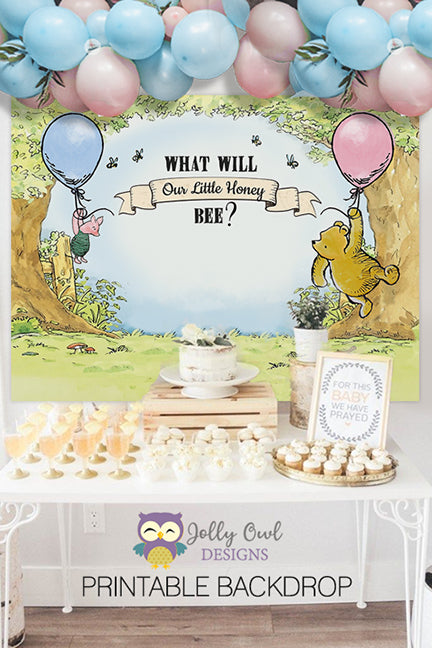Printable Winnie the Pooh Quiz  Disney baby shower, Baby bear baby shower,  Bee baby shower