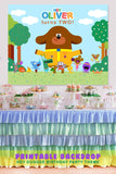 Hey Duggee Birthday Party Backdrop Banner - Digital Printable File