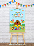 Hey Duggee Birthday Party Welcome Sign - Personalized Digital File