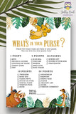 Jungle Safari Lion King Baby Shower - What's In Your Purse Game