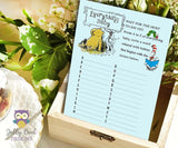 Story Book Themed Baby Shower Games - Bundle Set