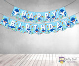 Baby Shark Happy Birthday Banner