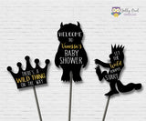 Where The Wild Things Are Baby Shower Centerpiece Personalized