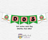 Personalized Cocomelon Birthday Party Decoration Package - Spanish Version