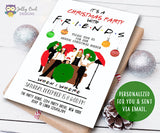 FRIENDS TV Show Christmas Party Invitation