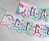 Jojo Siwa Theme Happy Birthday Printable Banner