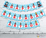 Thomas The Train Personalized Happy Birthday Printable Banner