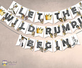 Where The Wild Things Are Printable Banner - Let The Wild Rumpus Begin