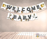 Where The Wild Things Are Baby Shower Printable Banner - Welcome Baby