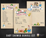 Book Themed Baby Shower Games Bundle Set