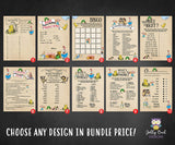 Story Book Themed Baby Shower Games - Bundle Set