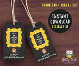 Friends TV Themed Party Favor Tag - Friendsgiving