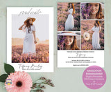 Graduation Announcement Card - Photo Collage - Invitation Card