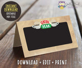 Food Tent Label for Friends TV Theme Party