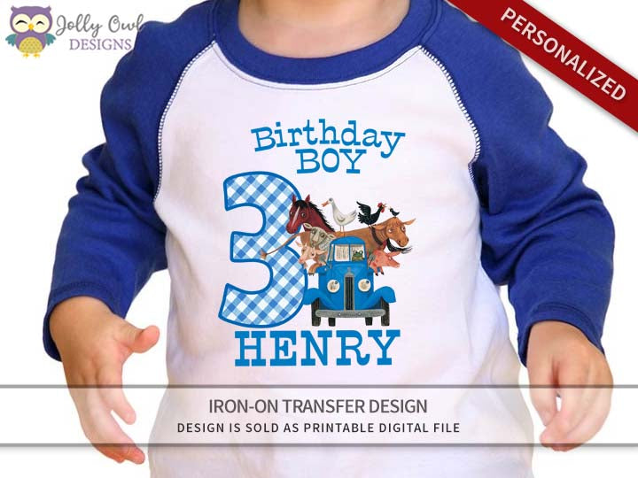 Bluey Birthday Shirt 3T T-Shirt / Long Sleeve