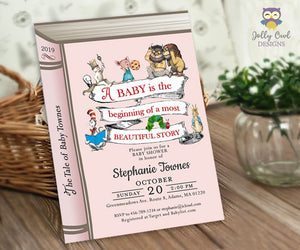 Stoybook Themed Baby Shower Invitation