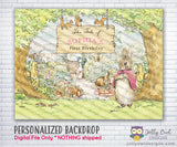 Flopsy Bunny Party Backdrop