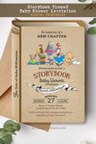 Book or Storybook Themed Baby Shower Party Invitation - Digital Printable