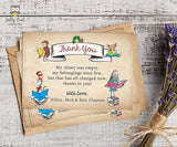 Storybook Theme Printable Thank You Card