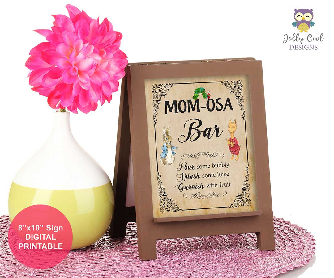 Mimosa Bar or Mom-osa Bar - You Choose - Treehouse Threads
