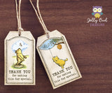 Winnie The Pooh Party Favor Tag - Thank You Tag