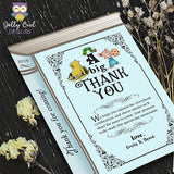 Storybook Theme Printable Thank You Card